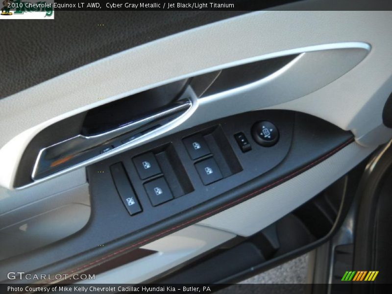 Cyber Gray Metallic / Jet Black/Light Titanium 2010 Chevrolet Equinox LT AWD