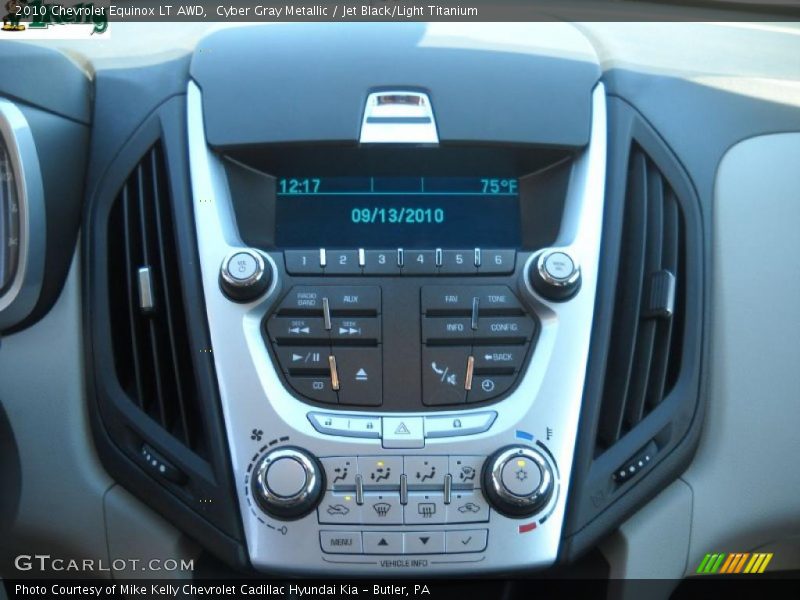 Cyber Gray Metallic / Jet Black/Light Titanium 2010 Chevrolet Equinox LT AWD