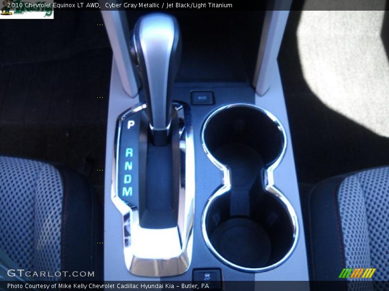 Cyber Gray Metallic / Jet Black/Light Titanium 2010 Chevrolet Equinox LT AWD