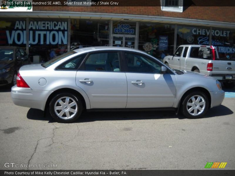 Silver Frost Metallic / Shale Grey 2005 Ford Five Hundred SE AWD