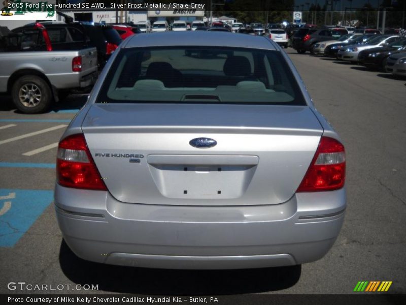 Silver Frost Metallic / Shale Grey 2005 Ford Five Hundred SE AWD