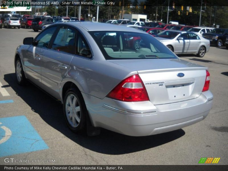 Silver Frost Metallic / Shale Grey 2005 Ford Five Hundred SE AWD
