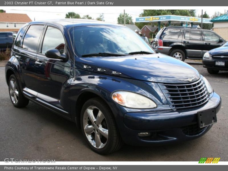 Patriot Blue Pearl / Dark Slate Gray 2003 Chrysler PT Cruiser GT