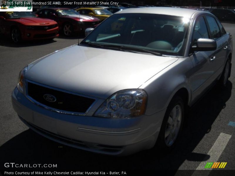 Silver Frost Metallic / Shale Grey 2005 Ford Five Hundred SE AWD
