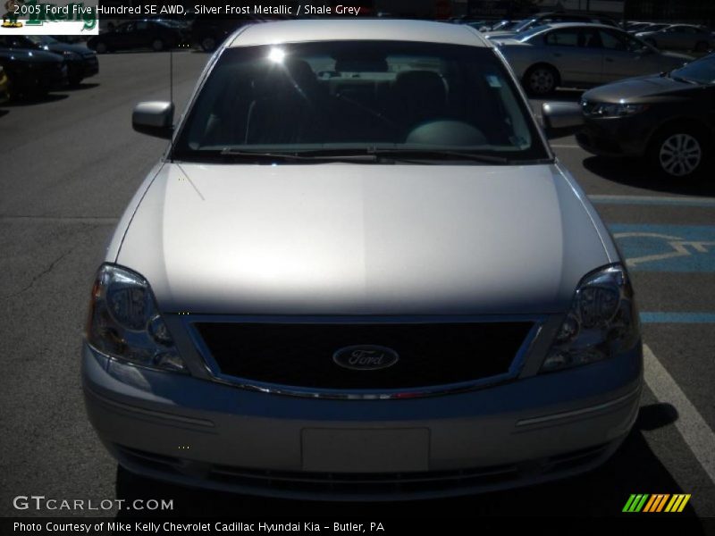 Silver Frost Metallic / Shale Grey 2005 Ford Five Hundred SE AWD