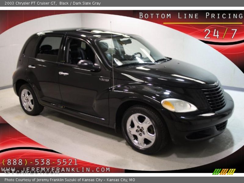 Black / Dark Slate Gray 2003 Chrysler PT Cruiser GT