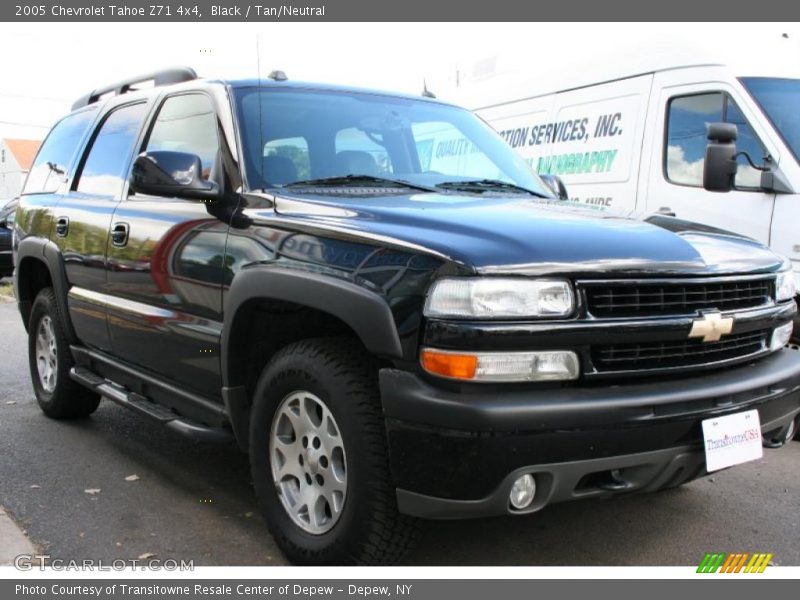 Black / Tan/Neutral 2005 Chevrolet Tahoe Z71 4x4