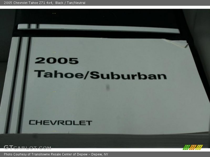 Black / Tan/Neutral 2005 Chevrolet Tahoe Z71 4x4