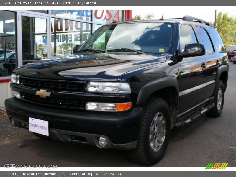Black / Tan/Neutral 2005 Chevrolet Tahoe Z71 4x4