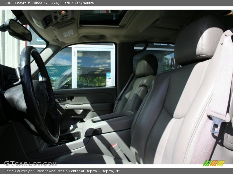 Black / Tan/Neutral 2005 Chevrolet Tahoe Z71 4x4