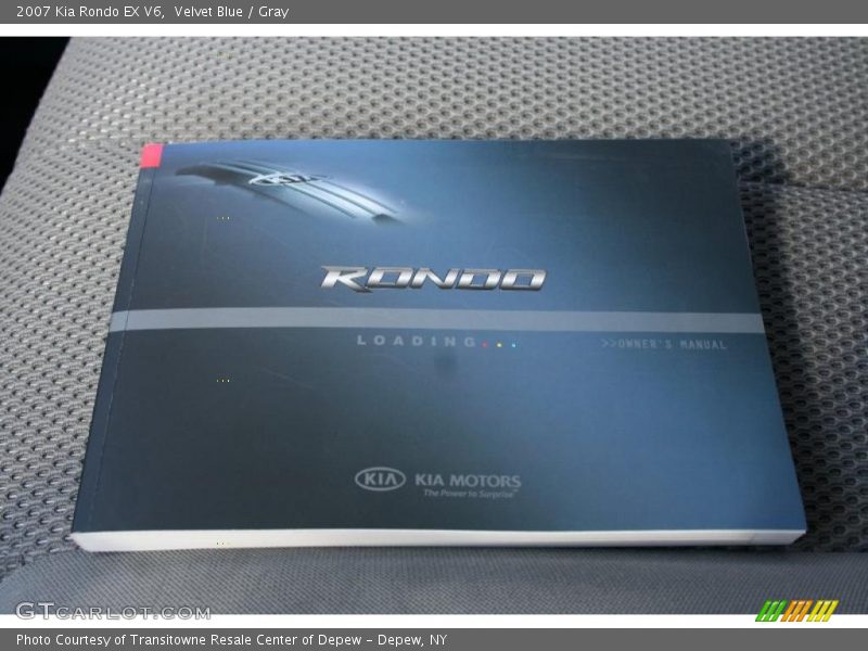 Velvet Blue / Gray 2007 Kia Rondo EX V6