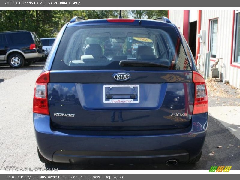 Velvet Blue / Gray 2007 Kia Rondo EX V6