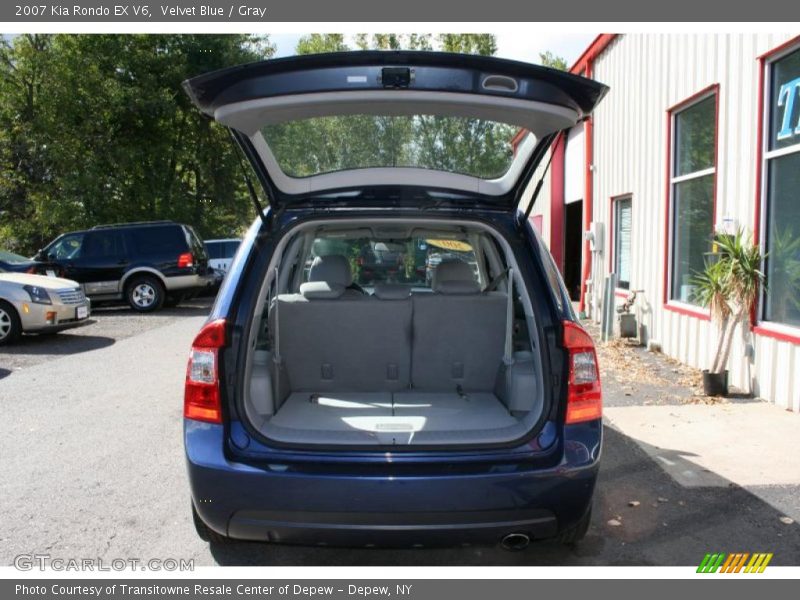 Velvet Blue / Gray 2007 Kia Rondo EX V6