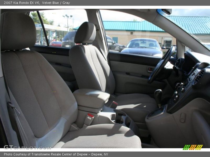 Velvet Blue / Gray 2007 Kia Rondo EX V6