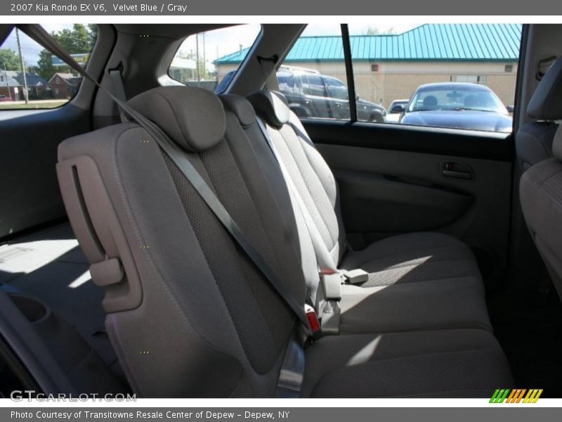 Velvet Blue / Gray 2007 Kia Rondo EX V6