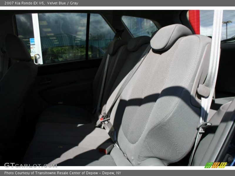 Velvet Blue / Gray 2007 Kia Rondo EX V6