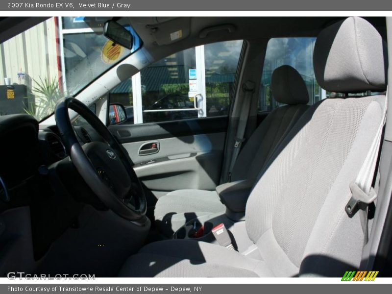 Velvet Blue / Gray 2007 Kia Rondo EX V6