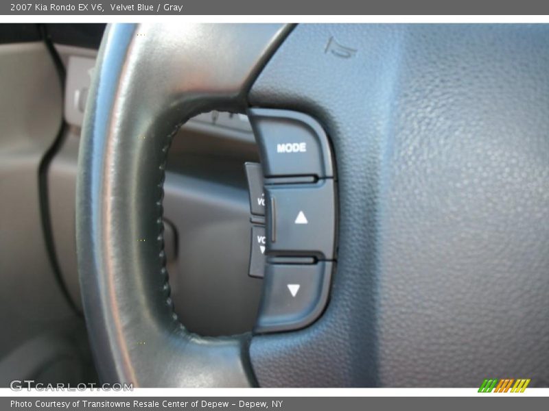 Velvet Blue / Gray 2007 Kia Rondo EX V6