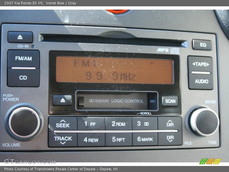 Velvet Blue / Gray 2007 Kia Rondo EX V6