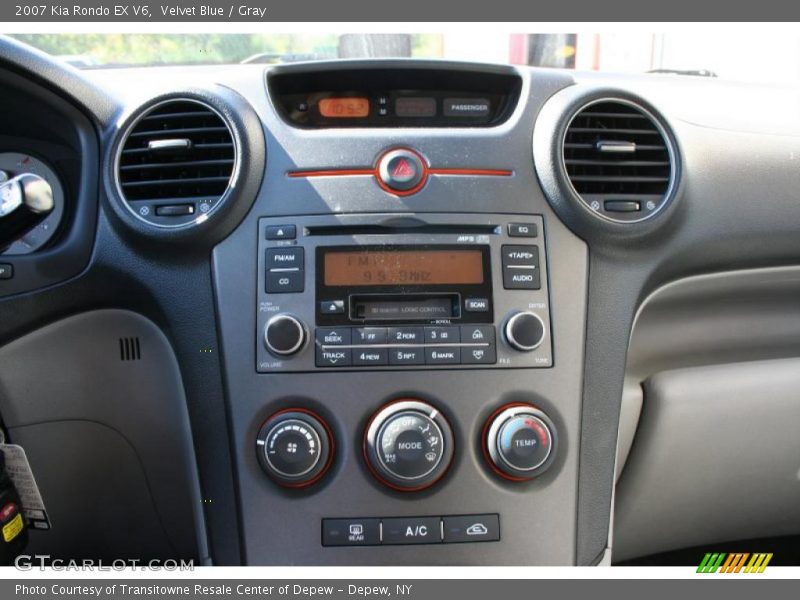 Velvet Blue / Gray 2007 Kia Rondo EX V6