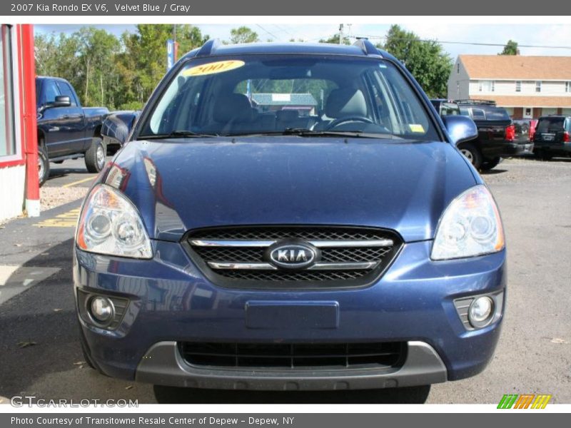 Velvet Blue / Gray 2007 Kia Rondo EX V6