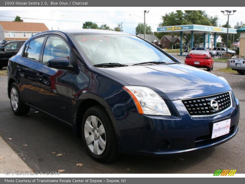 Blue Onyx / Charcoal 2009 Nissan Sentra 2.0