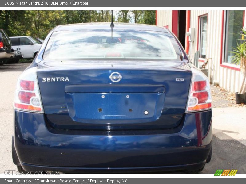 Blue Onyx / Charcoal 2009 Nissan Sentra 2.0