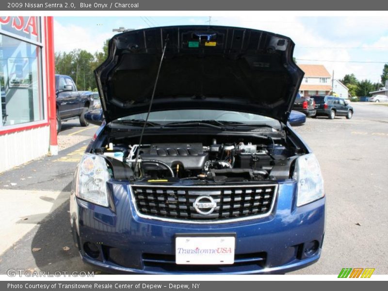 Blue Onyx / Charcoal 2009 Nissan Sentra 2.0