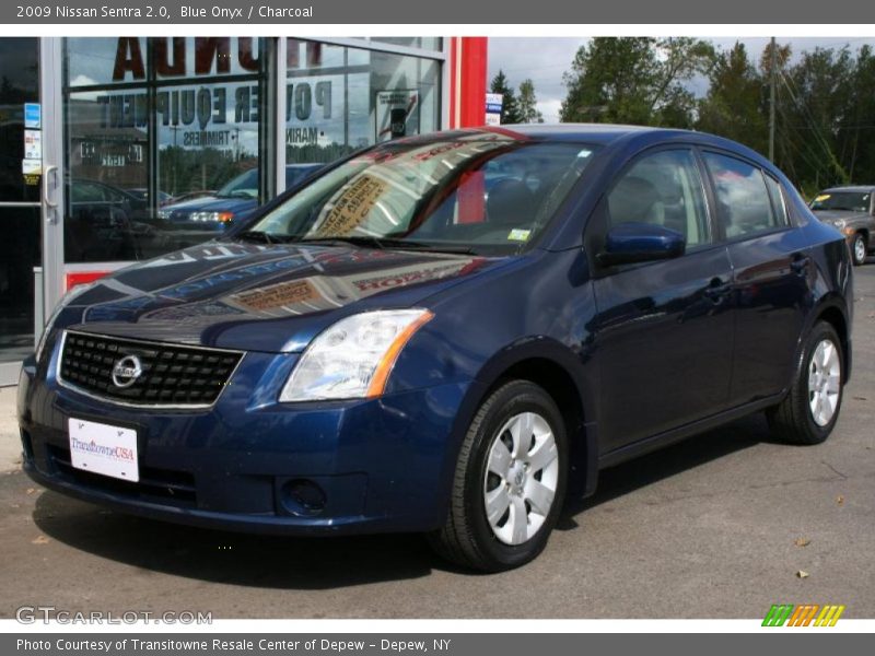 Blue Onyx / Charcoal 2009 Nissan Sentra 2.0