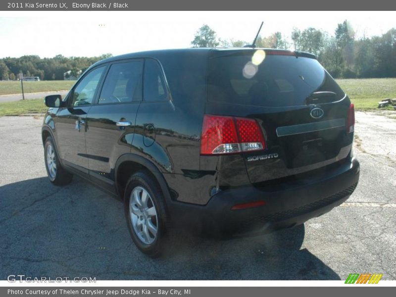 Ebony Black / Black 2011 Kia Sorento LX