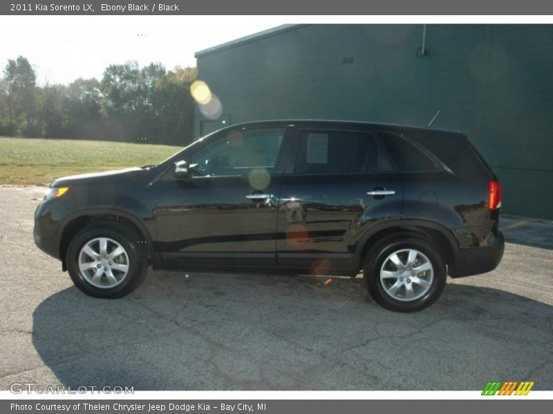 Ebony Black / Black 2011 Kia Sorento LX