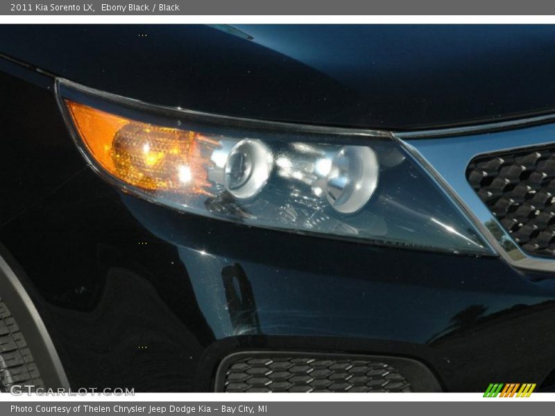 Ebony Black / Black 2011 Kia Sorento LX