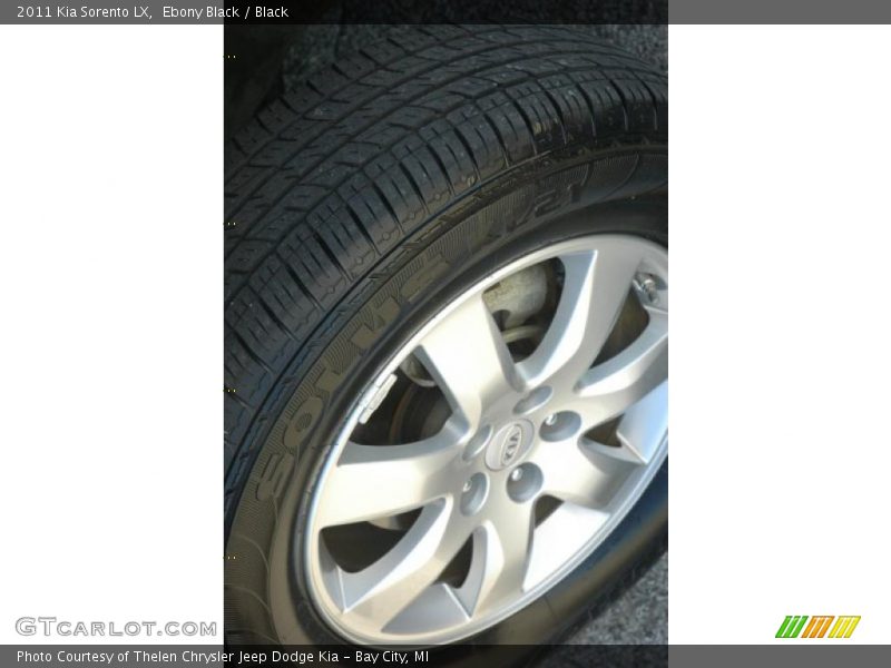 Ebony Black / Black 2011 Kia Sorento LX