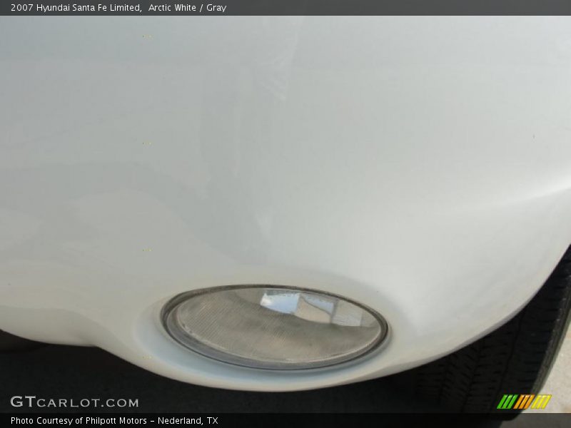 Arctic White / Gray 2007 Hyundai Santa Fe Limited