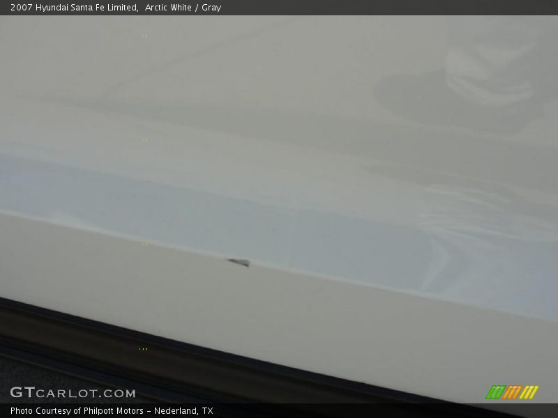 Arctic White / Gray 2007 Hyundai Santa Fe Limited