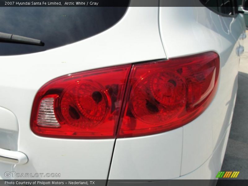 Arctic White / Gray 2007 Hyundai Santa Fe Limited