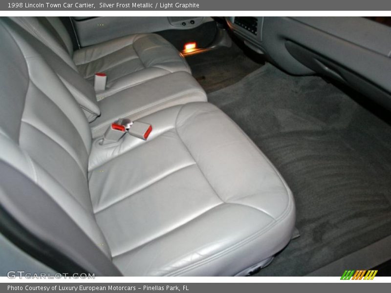 Silver Frost Metallic / Light Graphite 1998 Lincoln Town Car Cartier