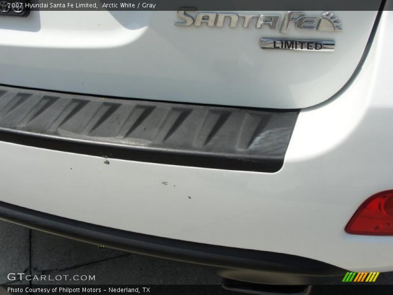 Arctic White / Gray 2007 Hyundai Santa Fe Limited