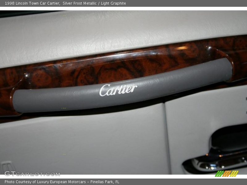 Silver Frost Metallic / Light Graphite 1998 Lincoln Town Car Cartier