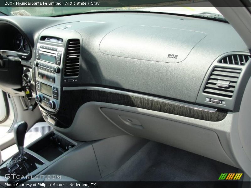 Arctic White / Gray 2007 Hyundai Santa Fe Limited