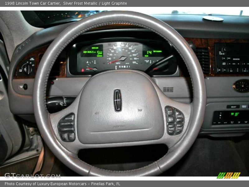 Silver Frost Metallic / Light Graphite 1998 Lincoln Town Car Cartier