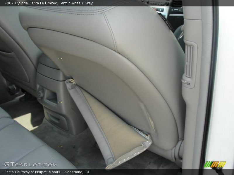 Arctic White / Gray 2007 Hyundai Santa Fe Limited