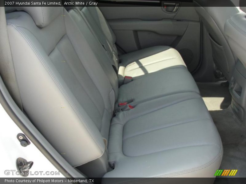 Arctic White / Gray 2007 Hyundai Santa Fe Limited