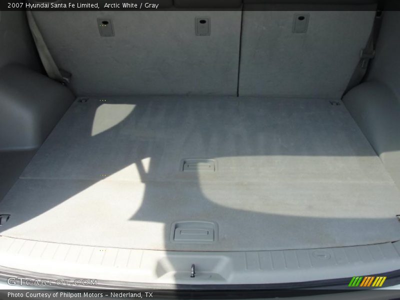 Arctic White / Gray 2007 Hyundai Santa Fe Limited