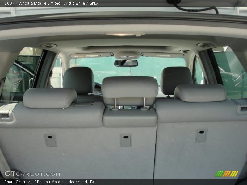Arctic White / Gray 2007 Hyundai Santa Fe Limited