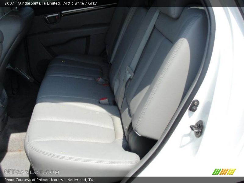 Arctic White / Gray 2007 Hyundai Santa Fe Limited