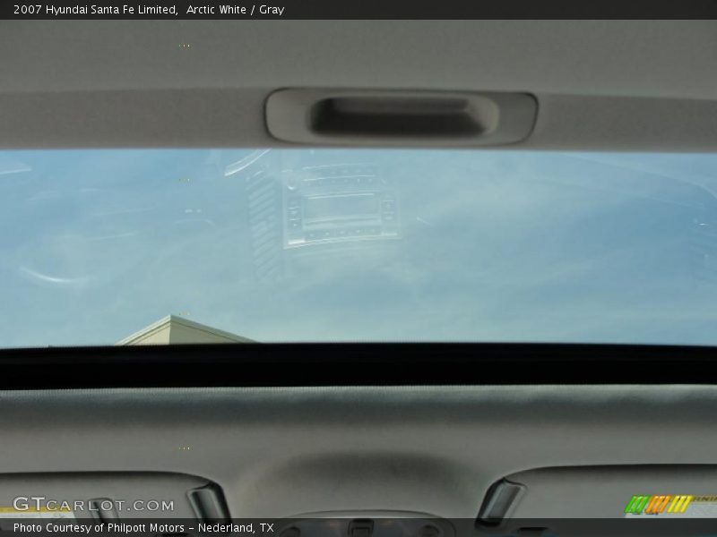Arctic White / Gray 2007 Hyundai Santa Fe Limited