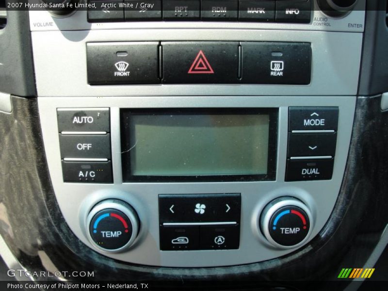 Arctic White / Gray 2007 Hyundai Santa Fe Limited