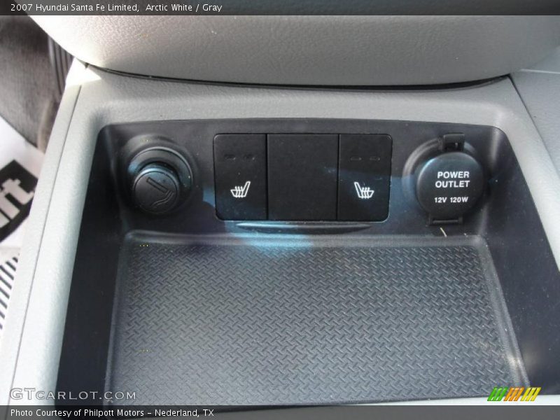 Arctic White / Gray 2007 Hyundai Santa Fe Limited