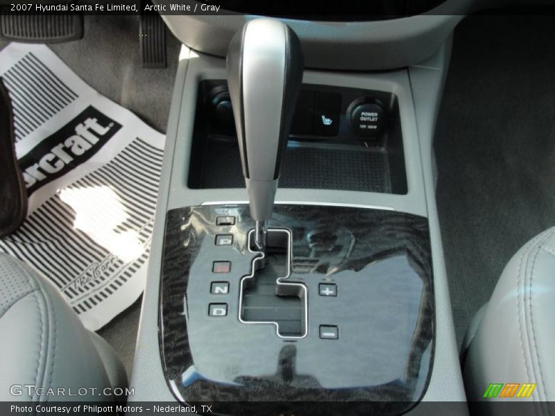 Arctic White / Gray 2007 Hyundai Santa Fe Limited